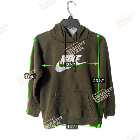 Nike Dark Green Sweatshirt with Logo - Picture 2 of 4